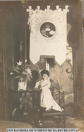 1918 Bandera de s'Orfeo de sa Recreativa