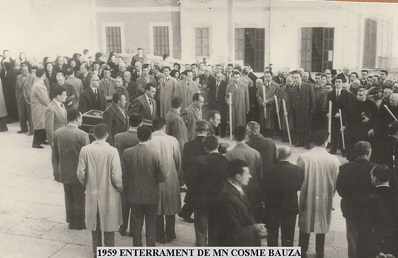 1959 Enterrament de Mn Cosme Bauza