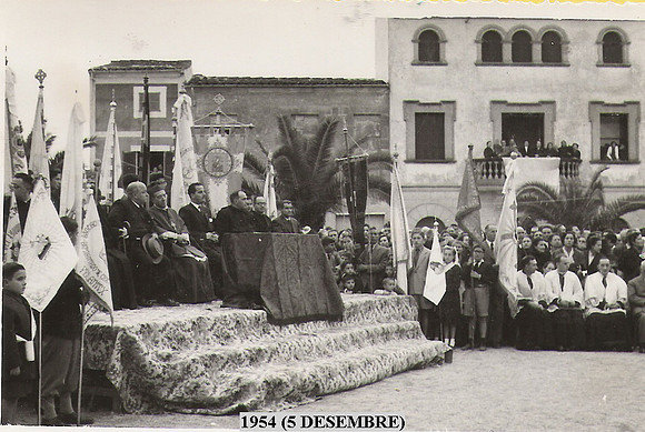 1954a Benediccio del Monument a la Inmaculada