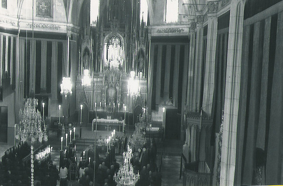 1957 funeral - Absolucio en es tumul