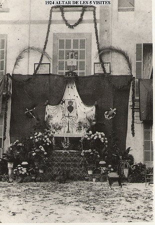 1924 Altar de les cinc visites