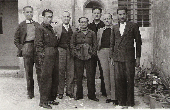 1936 Gent de dretas a sa Presso de Manacor