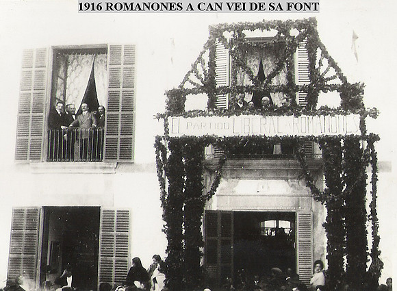 1916 Romanones a Can Vei de Sa Font