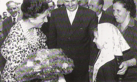 1960 Sa dona den Franco a Felanitx
