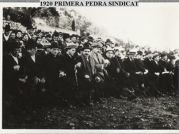 1920 Primera pedra Sindicat