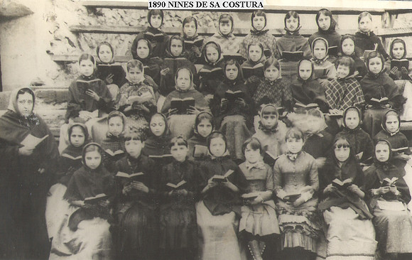 1890 Nines de costura