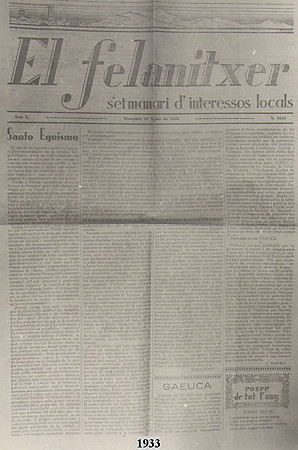 1933 El Felanitxer